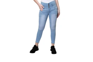 Lupin felt High Quality High Waist Women's Skinny Jeans New Arrival Plus Size Fashion Design with Breathable Custom Features