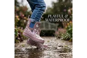Wholesale Bulk Four Seasons Toddler Rubber Chelsea Rain Boots Elastic Side Panel Waterproof Non Slip Ankle Wellies