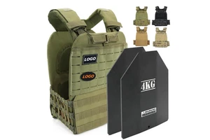 For Adjustable Green 600D Oxford Tactical Weighted Vest Customizable Weight Plates For Men Women-Versatile Wearable Fitness