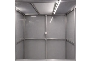Metal Modern Lab Table Clean Room Container with Adjustable Drawers and Customizable Drawings for Hospital & School Use