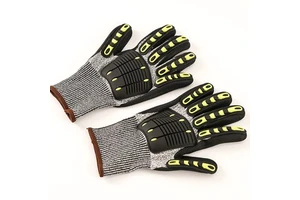 Level 5 Anti-collision Protective Gloves Wear Resistant Anti-slip Anti-cut Anti-impact Rescue Gloves