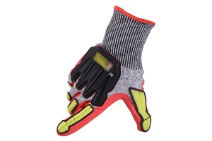 Factory Direct Customizable Wholesale High Impact Cut-Resistant TPR Safety Gloves Popular Hot Sales Protective Gear