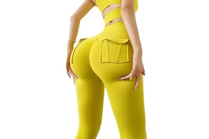 XIANGYU Sportswear High Waist Women's Leggings with Pockets Elastic Tight Leggings Femininas Deportivos De Mujer