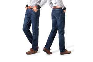 New Arrival High Quality Custom Made Men's Jeans Trousers Large Plus Size High Quality Custom Made Men's Jeans Pants
