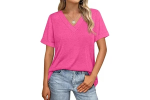 Fashion Forward Women's Regular Fit T-Shirts Wholesale Summer Heavyweight 180g Nylon Crew Neck Short Sleeve Breathable Quick Dry