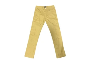 DENIMGUYS Men Pants and Trousers Skinny Slim Fitting Men Chino Yellow Khaki Jogger Trackpants Men's Cargo Pants