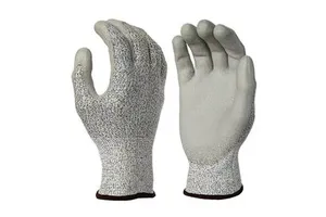 Chited Work Safety Glove HPPE PU Coated Cut Resistant Level 5 4X43C Anti-Cut Function