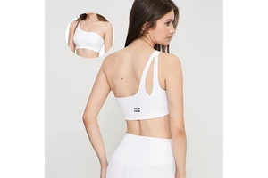 Gym Wear One Shoulder Running Yoga Sport Bra Top Fitness