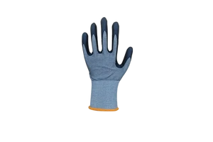 Disposable Nitrile Safety Gloves 0.5mm Thick 9-inch Knitted Cuff Anti-Slip/Anti-Cut Flexible Durable Oil Waterproof Gloves