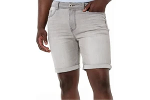 Men Denim Shorts Solid Casual Ripped Blue Jeans 100% Cotton Breathable Summer High Quality