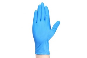 AmpsafeX Thick Cut Edge Elastic Disposable Nitrile Gloves Latex-free Protective Safety Gloves for Painting Food Service Cleaning