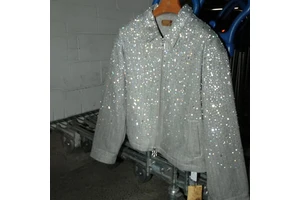 Manufacturer Custom Men's Summer Casual All Over Print Waterproof Breathable Zipper Denim Jacket