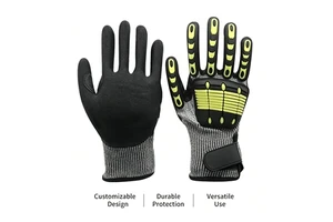 Professional Mechanical Cut-Resistant Wear-Resistant Shock-Resistant Impact-Resistant Anti-Smash Puncture Oil Safety Gloves