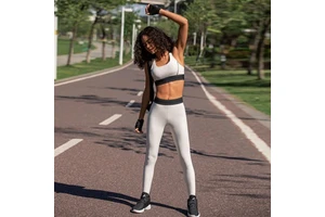 Color Block Sports Bra Adjustable Strap Padded High Support Push Up Shockproof Yoga Brassiere Crop Top SportsBra Removable Pads
