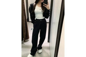 Women's Mid Waist Wide Leg Yoga Pants, Breathable Flowy Trousers for Gym Casual, Sports Apparel Gym Clothes Women ALOVE