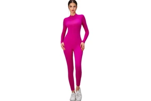 Jumpsuit Woman Fitness Jump Suits Dancing Gym Quality Ribbed One Piece Jumpsuit Sports Activewear