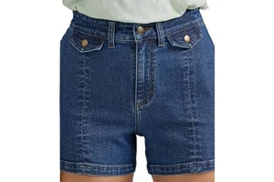 Wholesale Women's High Waist Denim Shorts Solid Custom Stone Wash Super Distressed Quick Dry Eco-Friendly Breathable High Street