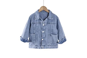 Denim Jacket for Men New Arrival Fashion Washed Style Custom Design Wholesale Jeans Best Selling Men's Denim Jacket