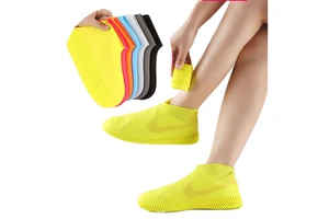 High Quality Anti Slip And Reusable Silicone Shoe Covers Portable Custom Sized Rubber Rain Shoe Covers