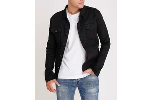 Hot Sale New Men's Denim Jean Jacket Casual Outwear Autumn Button up Coat Oversize Denim Jacket for Male
