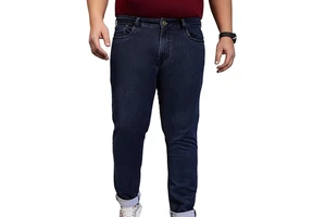 Men's High-Quality Plus Size Oversized Denim Jean Overalls Custom Made