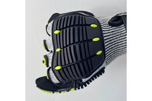 Wholesale 13G Grey HPPE Liner Sandy Nitrile Foam Coating Anti-Impact TPR Protection Safety Gloves