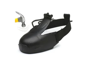 Steel Toe PU Work Safety Shoes Cover Anti-smashing Portable Light Workplace for Visitor