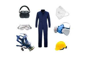 Protective Purpose Construction Abs Safety Glasses Helmet Ppe Kits Safety Personal Protective Equipment