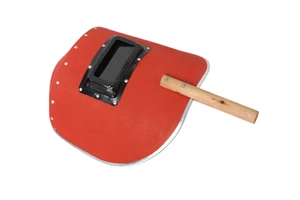 Full Face Fireproof Fiber Welding Shield with Handle | Handheld Welder Safety Mask