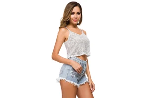 Best Selling New Stylish Women's Straight Vintage Streetwear Summer Denim Shorts