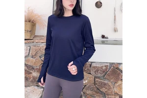 Wholesale Sports Yoga Tops Quick-drying Slimming Running Yoga Casual Women's Long Sleeved T-shirt