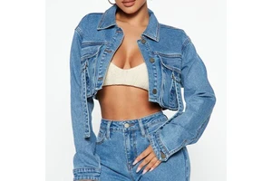 New Trending Autumn Outdoor Breathable Eco-Friendly Women's Denim Jeans Jackets High Quality Cotton Finished OEM Service Vintage