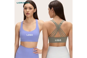 LORISOW Customized Manufacturer Low MOQ Gym Fitness Casual Yoga Workout Gym Sports Bra Active Women's Gym & Fitness Use