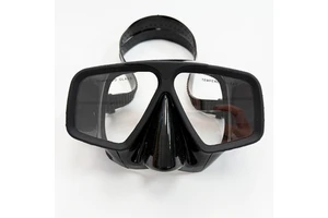 Waterproof Anti-Leak Diving Goggles Soft Silicone Face Seal Single Lens Snorkel Mask Clear Tempered Glass Scuba Dive Mask