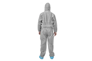 Junlong Disposable Cleanroom Anti-Static Waterproof Breathable Anti-Cut Limited-Splash Protection Level C ISO13485 Certified