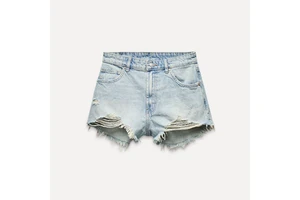 Custom Ladies Denim Shorts Stylish High Waisted Casual Fashionable and Comfortable Distressed Shorts Made in Bangladesh