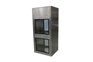 New SCT CE Standard Industrial Cleanroom Static Dynamic Pass Box with Mechanical/Electronic Interlock Powder Coated/SUS304 Case