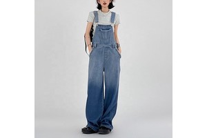 Custom Loose Denim Overalls for Women Fashion Overalls Plus Size Women's Pants Overall