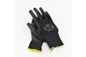 GLOVE Custom Print 13-Gauge Wholesale Work Gloves Nylon Polyurethane Palm Anti-Slip Dipped White Polyester Garden Safety