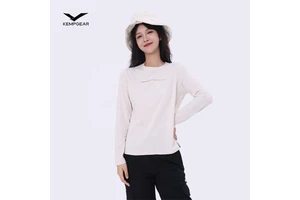 New Arrival Women's Crew Neck Long Sleeve T-Shirt Quick Dry Breathable Outdoor Casual Base Layer Top