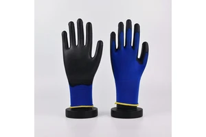 Bulk Order Construction & Household Use Flexible Nylon PU Safety Gloves with PU Coating
