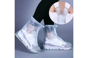Waterproof PVC Shoe Covers for Men and Women Wear-Resistant & Anti-Slip for Travel Sports Rainy Days