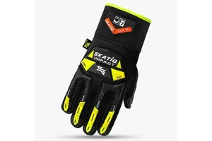High Visibility Anti-Vibration Impact Safety Gloves Custom Logo Reflective Microfiber Breathable Working Gloves