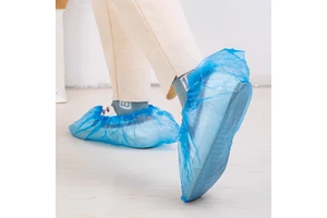 Disposable PE Thickened Safety Shoe Covers for Indoor Use Waterproof Dustproof for Living Room-Household Use