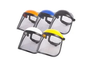 Gardening Protective Safety Mask Steel Mesh Visor Anti-Fog Scratch-proof Anti-impact Grass Trimming Face Shield Durable Brush