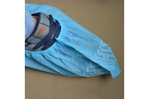 Wheel Print Non-Woven Shoe Cover Disposable Anti Skid Dust Boot Cover For Laboratory Home Visit Wholesale OEM