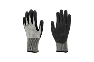 GLBZ024 Safety Industrial Anti Cut Level 5 Proof Work Gloves Hppe Latex Coated Cutting Resistant Protective Anti Cut Gloves