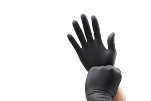 Hot Sell Disposable Nitrile Gloves Black Gloves 100pcs Box for Examination Work Safety Powder Free