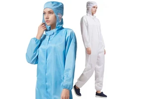 Disposable Coveralls Factory Orange Unifirst Cleanroom Garments White Esd Smocks Antistatic Coverall