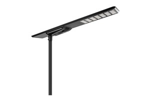 Solar Lights Outdoor Waterproof All-in-One Solar Street Light with Motion Sensor and Dusk-to-Dawn Function High Brightness